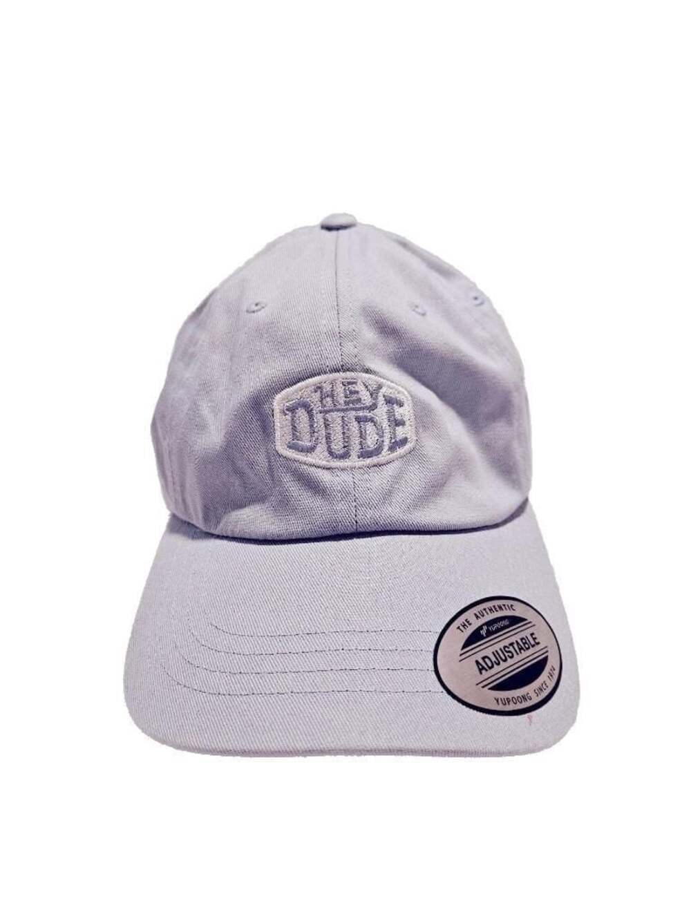 HEYDUDE The Classic Yupoong Light Blue Embroidered Logo Yupoong Adjustable Hat